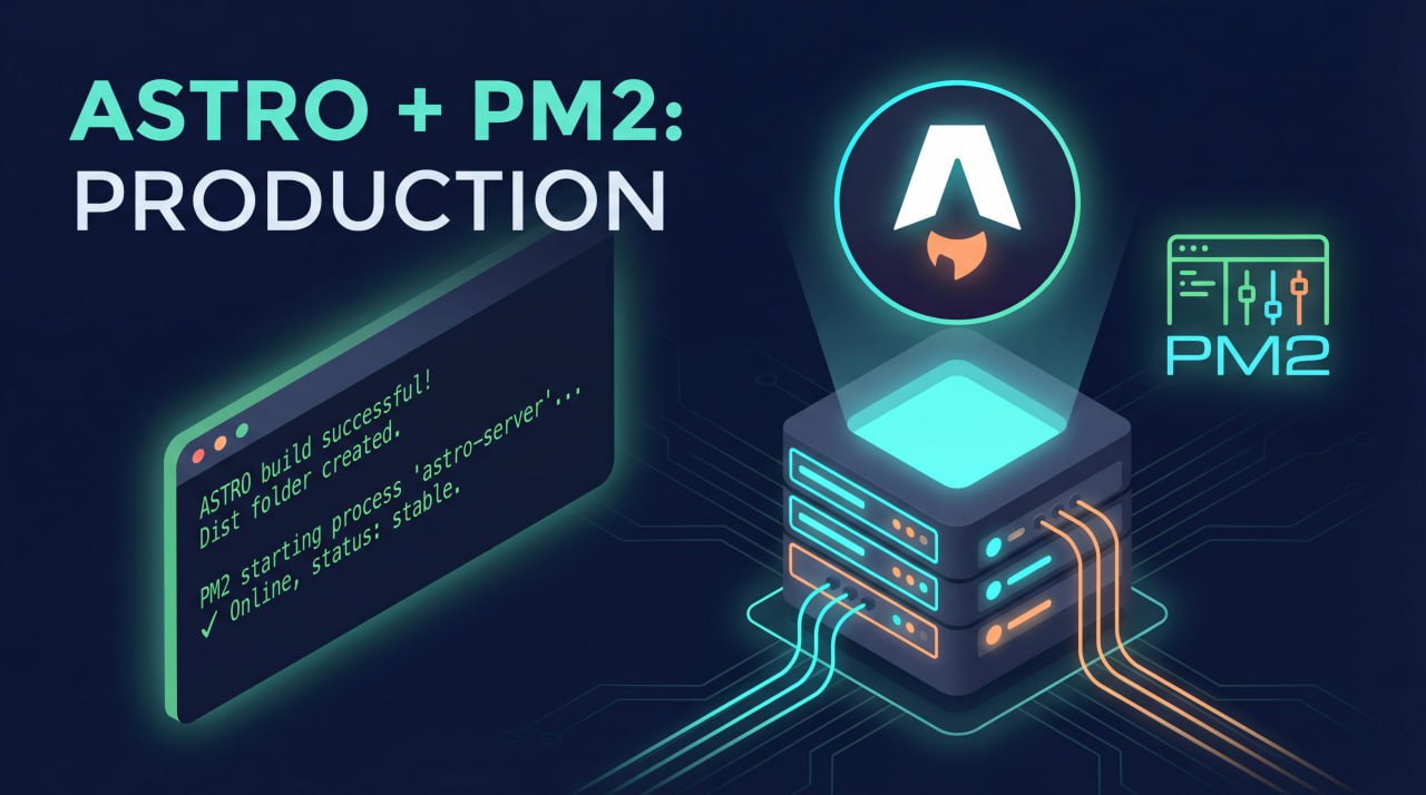 Astro (SSR) in Production: Build → PM2 Cluster → Nginx Reverse‑Proxy